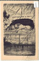 Luzern - Löwendenkmal - Original-Radierung - Handabzug