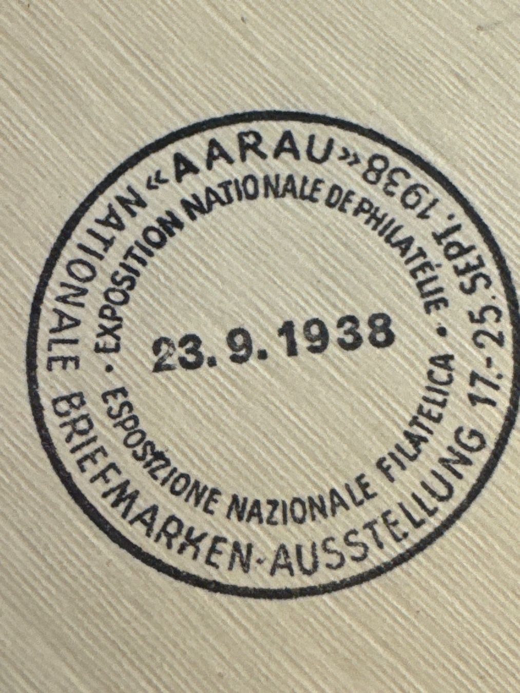 Alle Briefmarken: 1938 ZNr. D22a auf Brief, Sonderstempel – Gebraucht aus Küssnacht am Rigi von SUOMIMASTER 2