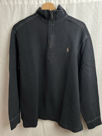 Quarter zip Ralph Lauren noir taille L