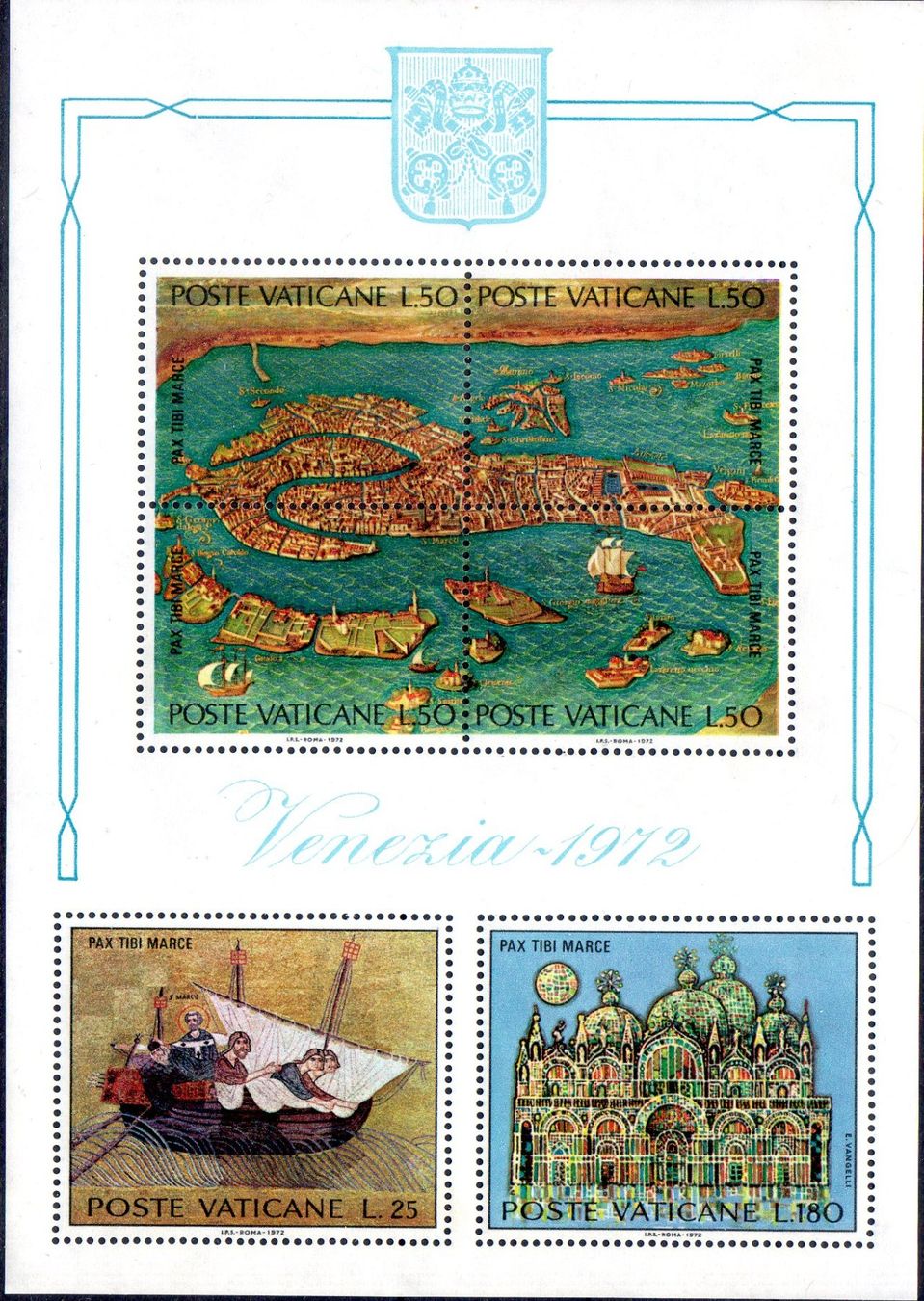 Alle Briefmarken: RETTET VENEZIA - 1972 KLEINBOGEN ** POSTFRISCH ** - KA111 – Neu (gemäss Beschreibung) aus Losone von EM2019