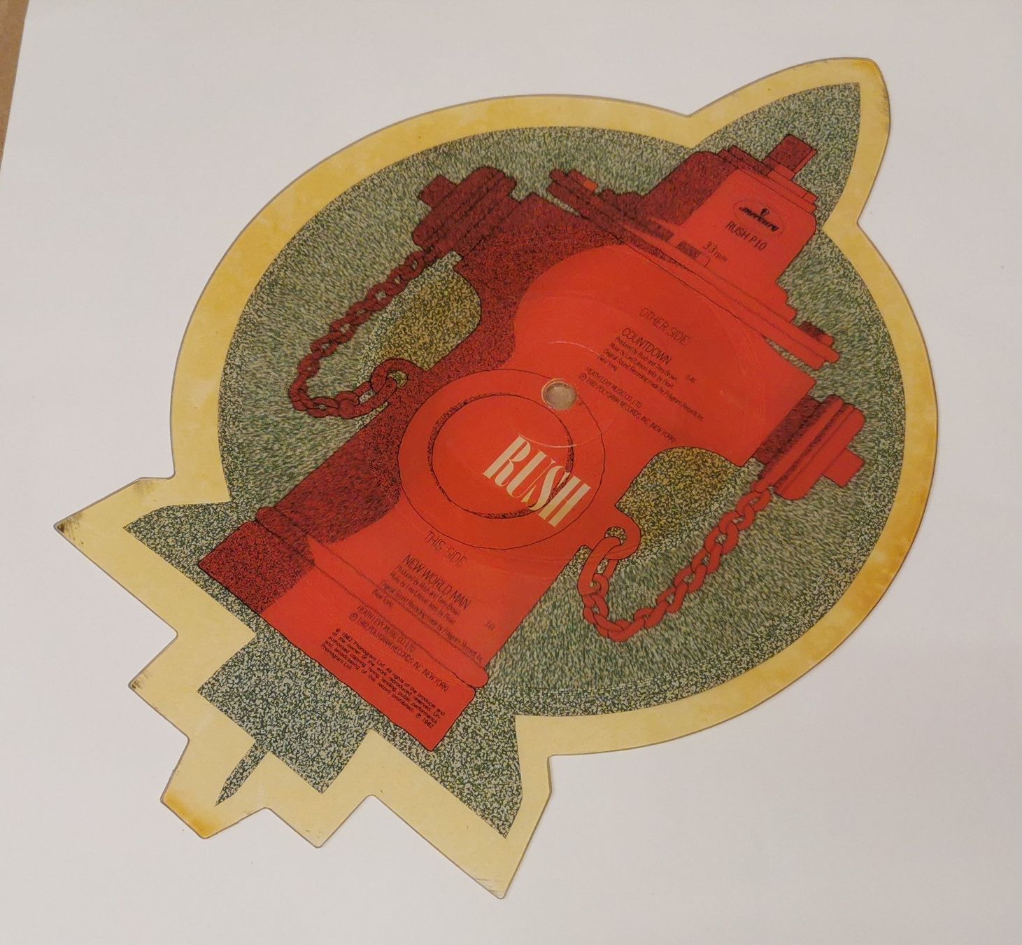 Dischi in vinile: RUSH Countdown Shaped Picture Disc Space Shuttle Canada Prog – Usato da Münchwilen TG venduto da Swb 1
