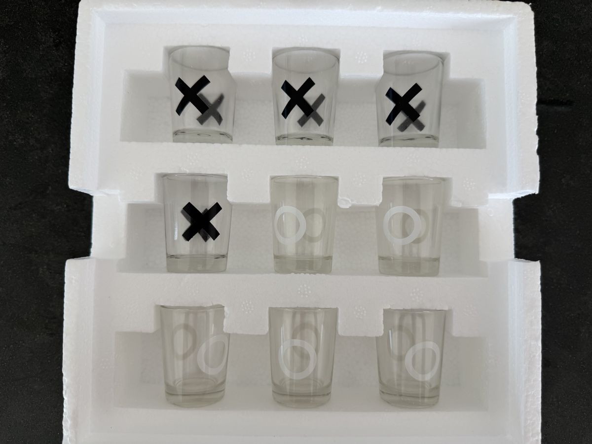 Bicchieri: TIC TAC TOE Whisky Shotgläser – Nuovo (secondo la descrizione) da Lugnorre venduto da ulr_lqc6 3