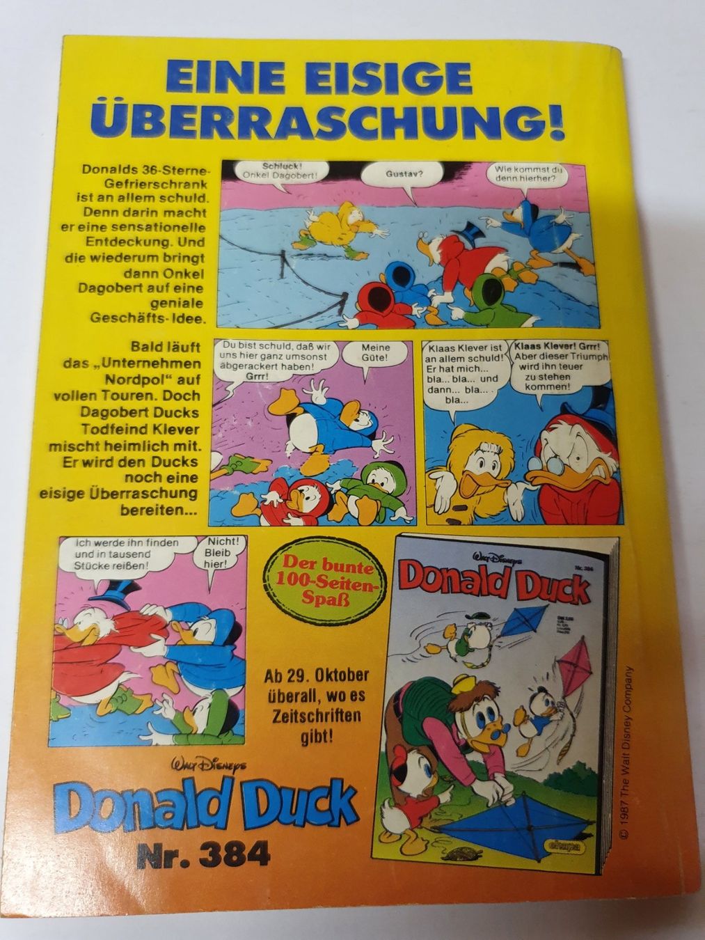 Comics: Donald Duck Nr. 383 / 1986 Disney – Gebraucht aus Oberdorf BL von BaldenEagle 3