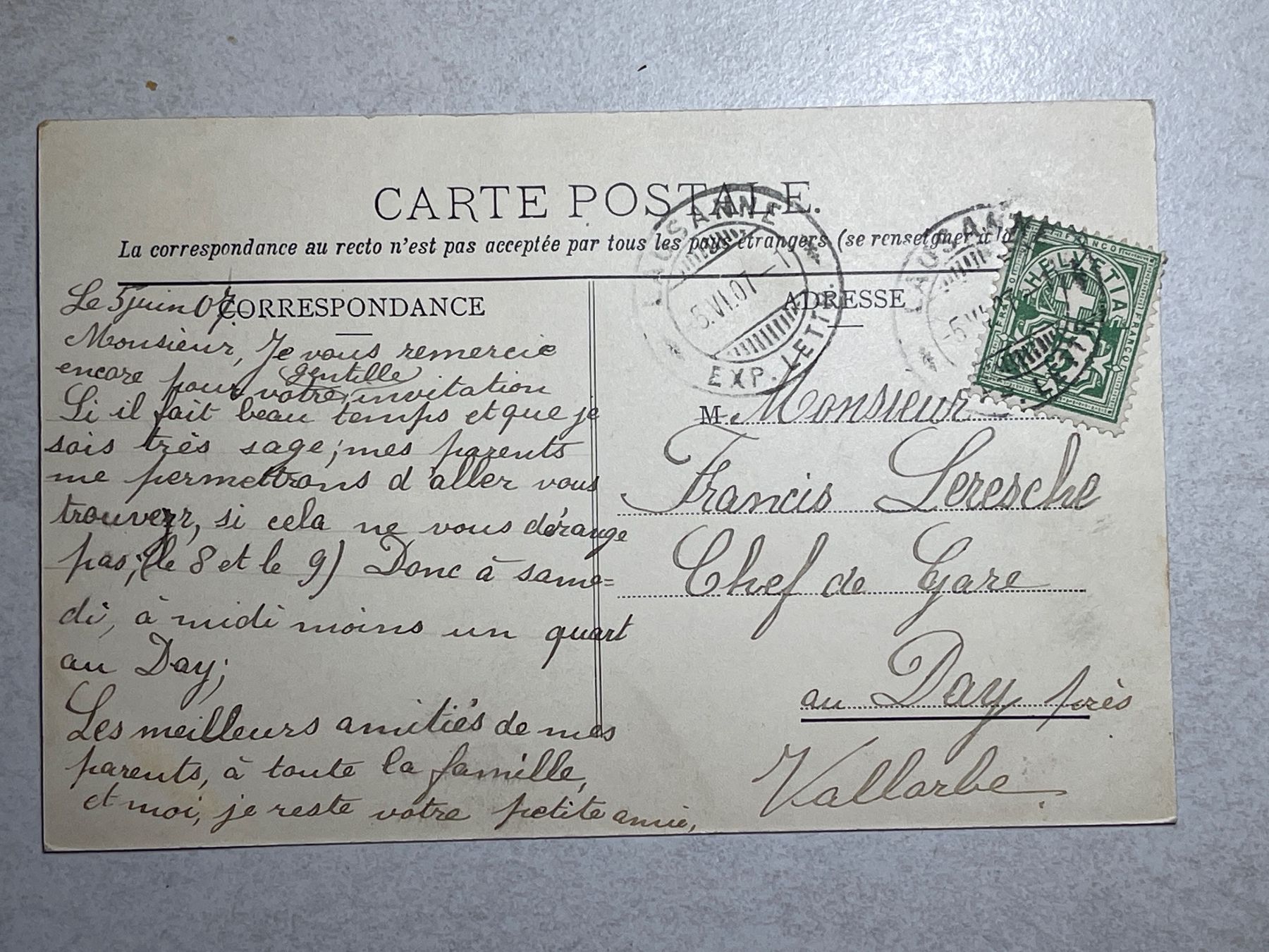 Cartoline postali: Ouchy, Laussanne – Usato da Strengelbach venduto da Aschatan5 1