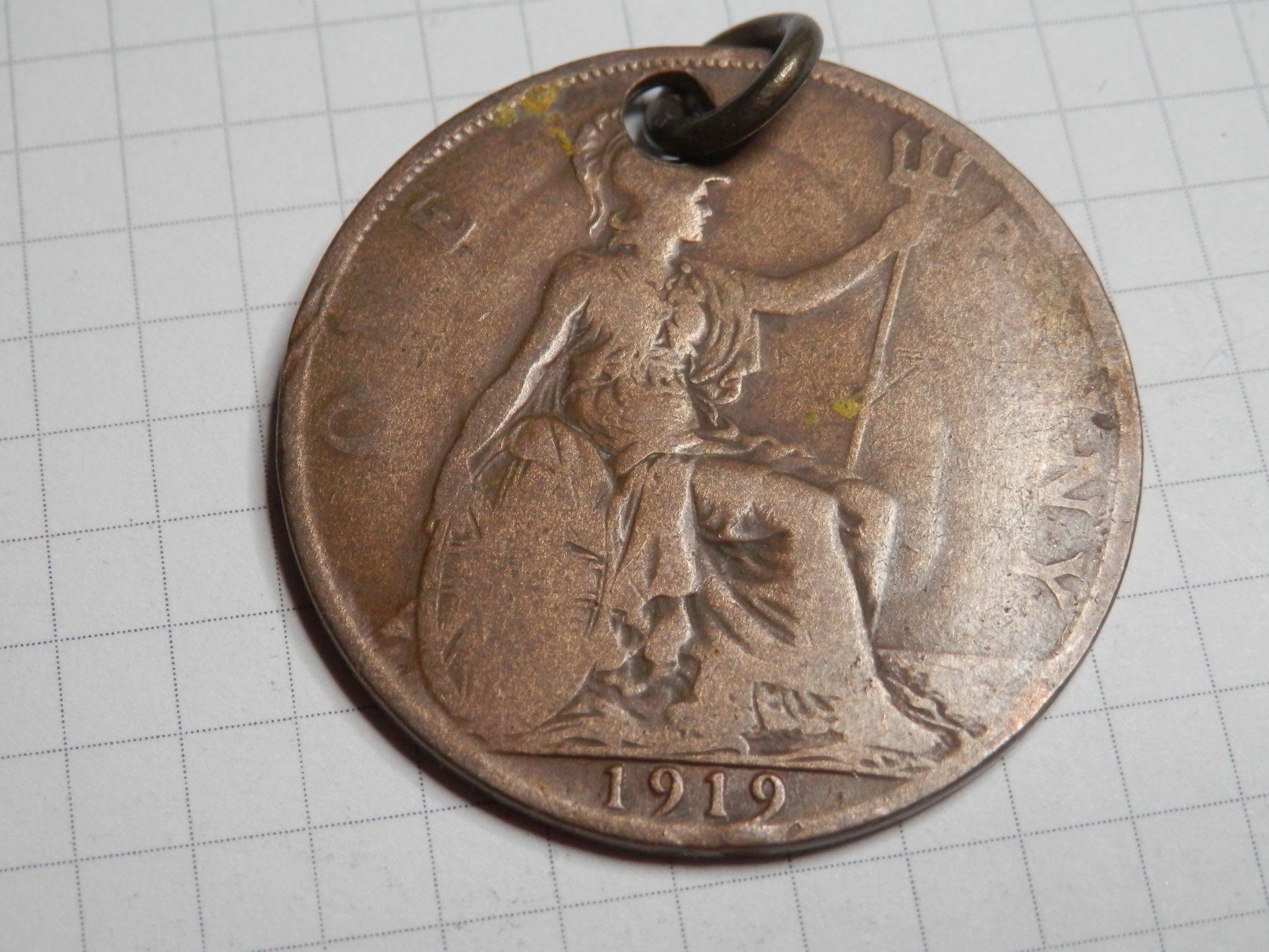 Tutti le monete: Großbritannien 1 Penny, 1919 – Difettoso da Weiach venduto da weiach81 1