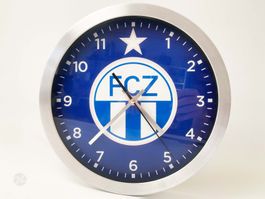 FC Zürich Wanduhr / FCZ Uhr Fussball Soccer Fan