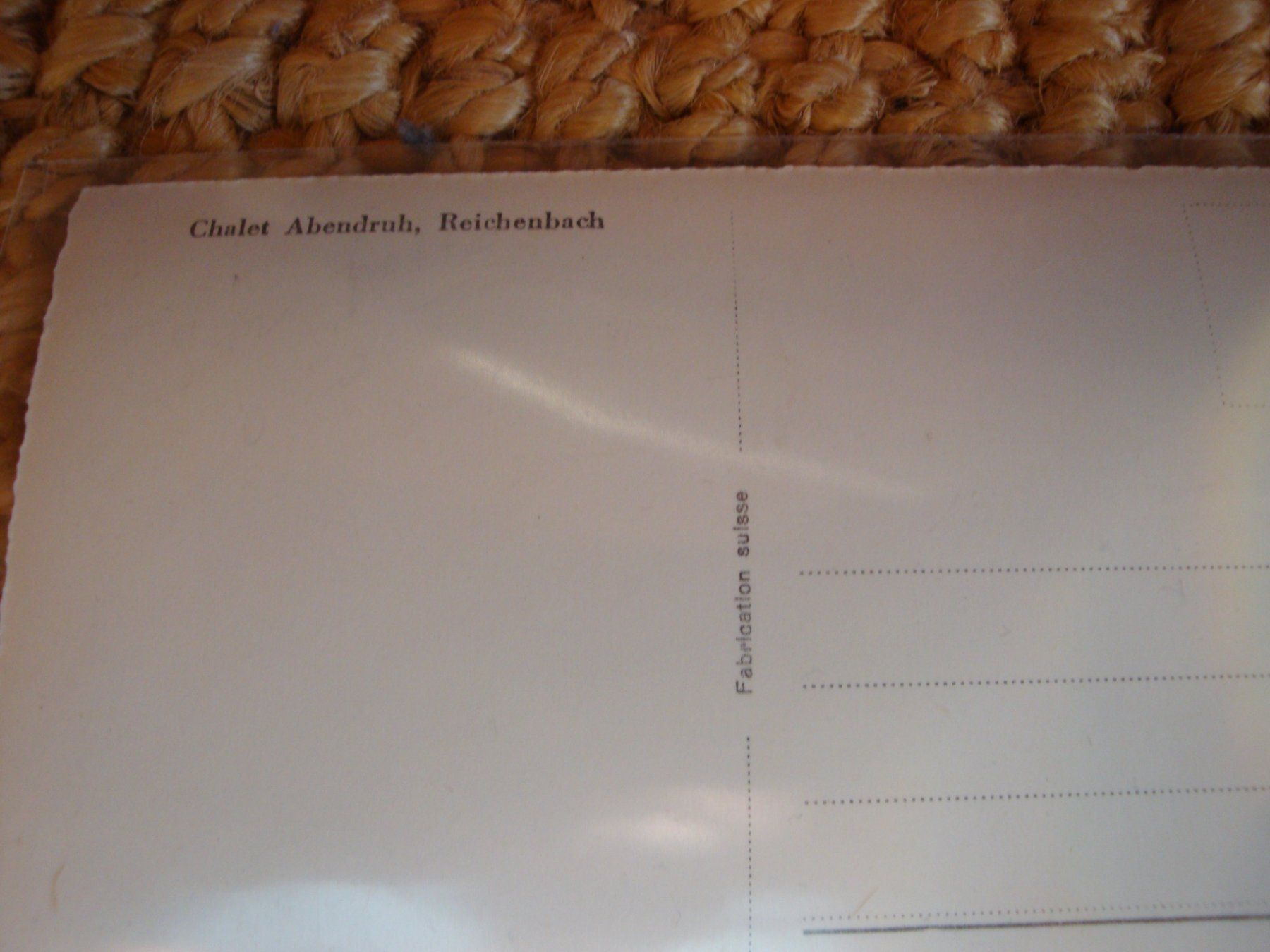 Cartoline postali: Reichenbach oberland – Usato da scharnachtal venduto da Riso500 1