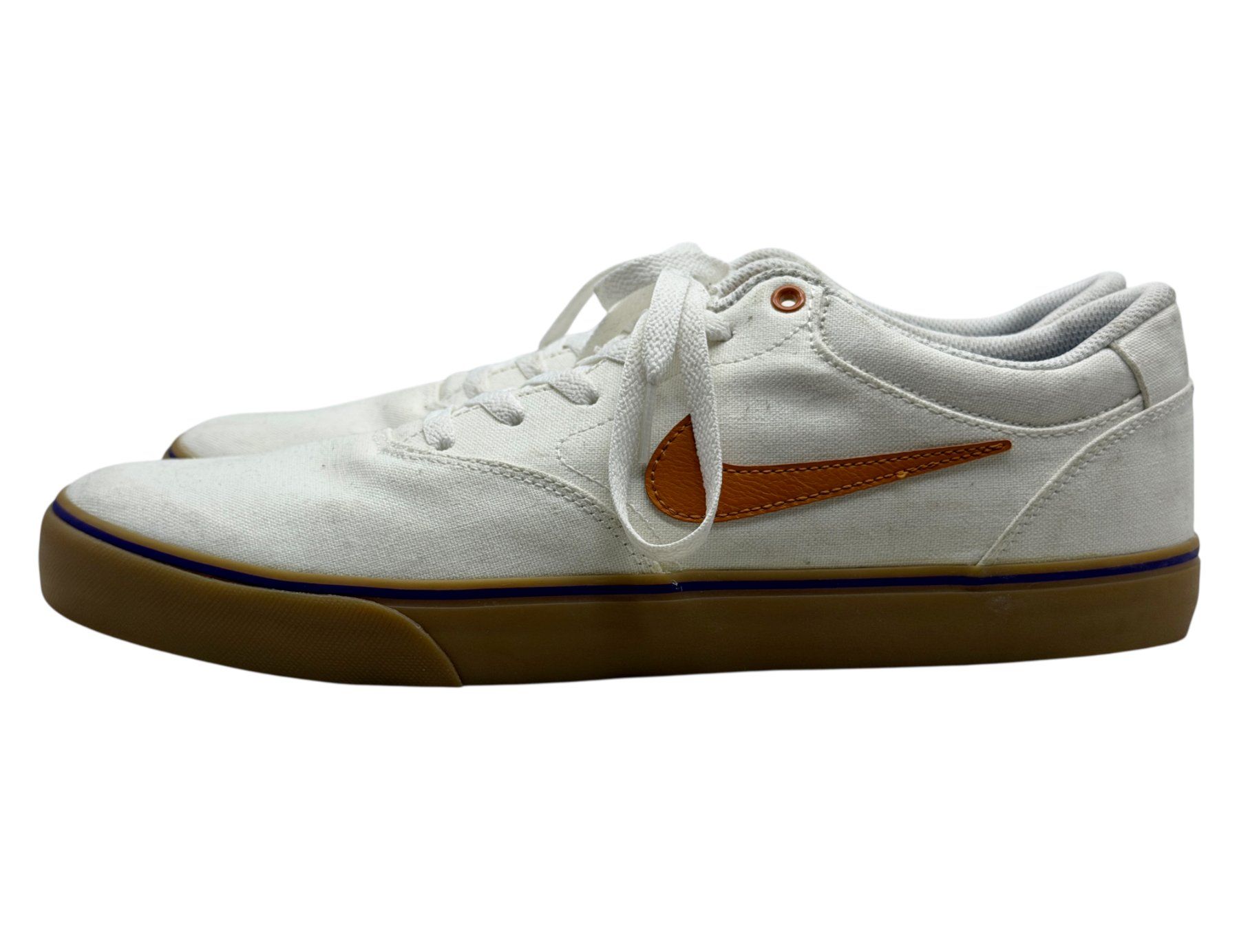 Nike Scarpe da uomo: Nike SB Chron 2 Canvas, Blanc/Marron, Pointure 47.5 – Usato da Morges venduto da vintix 4