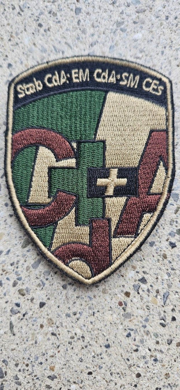 Schweizer Armee Placchette & Badge: *** Badge Chef der Armee mit klett *** – Nuovo e nell'imballaggio originale da Riedholz venduto da fr_sIruP