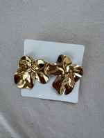 Goldene Ohrringe im Blatt Design, Bijou Brigitte, Neu!