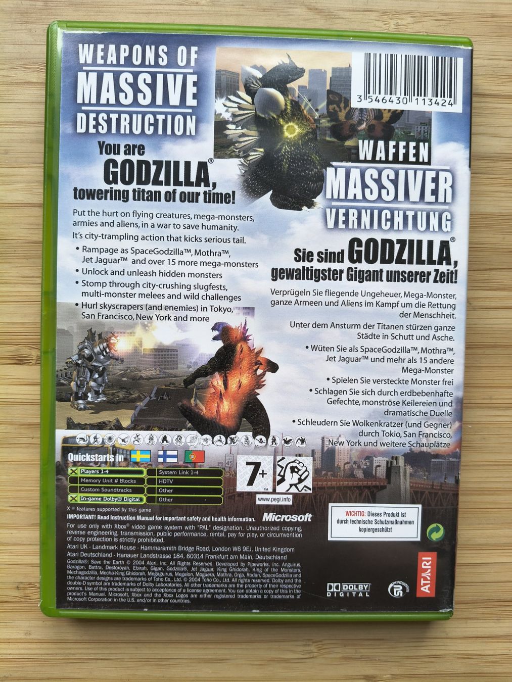 Spiele: Godzilla: Save The Earth (XBox) – Gebraucht aus Riedholz von ste_96cd 1