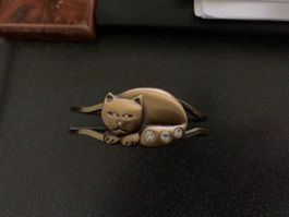 Katzenarmspange aus Metall, wunderschön