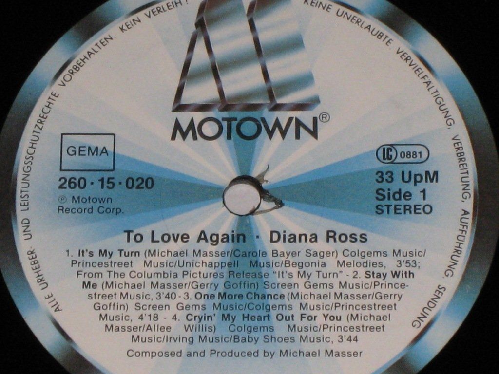 Dischi in vinile: LP - DIANA ROSS - TO LOVE AGAIN – Usato da Steckborn venduto da Quo7 1