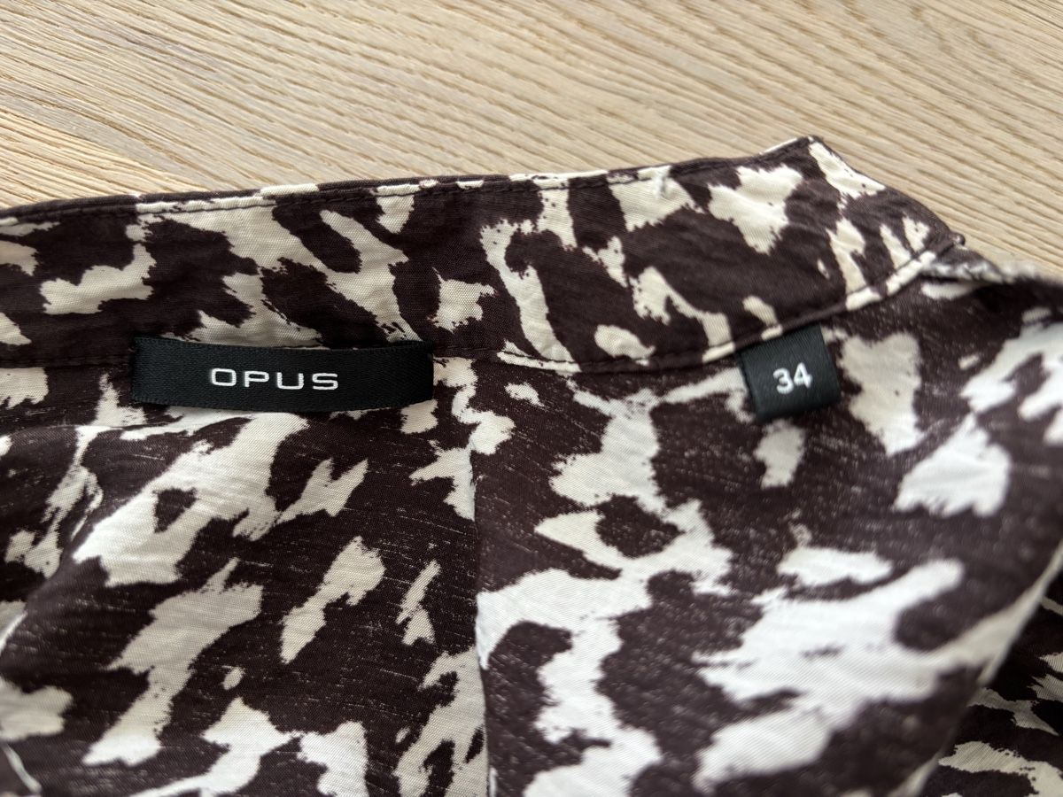 Opus Vestiti: OPUS Kleid Wulara shadow Braun-Beige Grösse 34  – Usato da Illnau venduto da TeddyBean 3