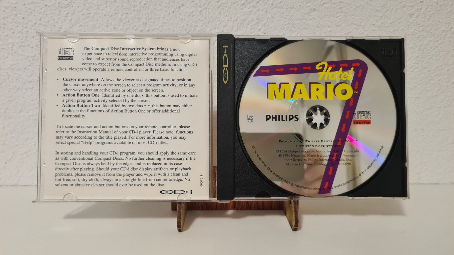 Giochi: HOTEL MARIO - CIB - Licensed by NINTENDO / PHILIPS CD-i – Usato da Dübendorf venduto da digital_bath 2