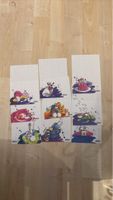 9x Vintage Diddlpapier A6