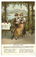 Weggiser Lied (LU) Tracht - Vierwaldstättersee - 1907