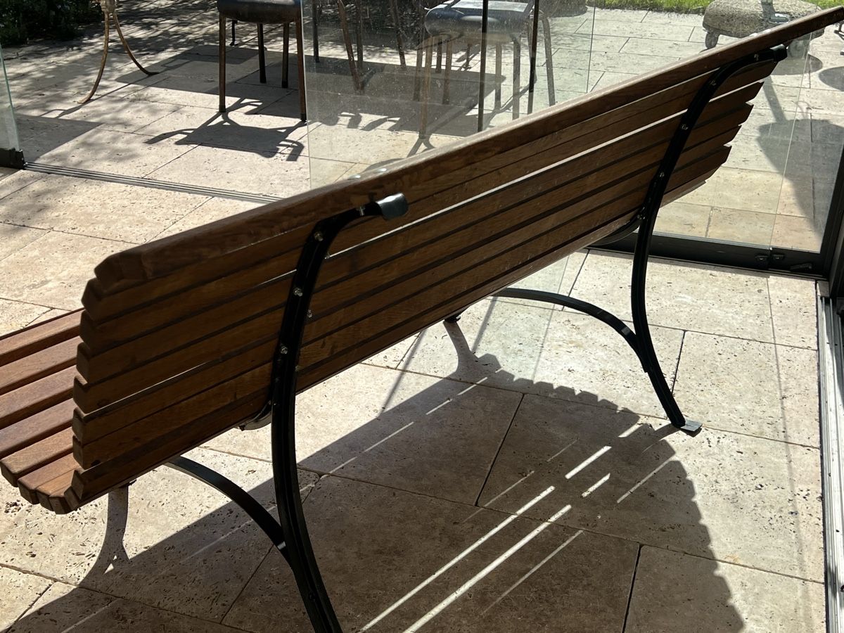 Panchine: Antiker Gartenbank, Hartholz neu – Usato da Wabern venduto da La-Vitrine 5