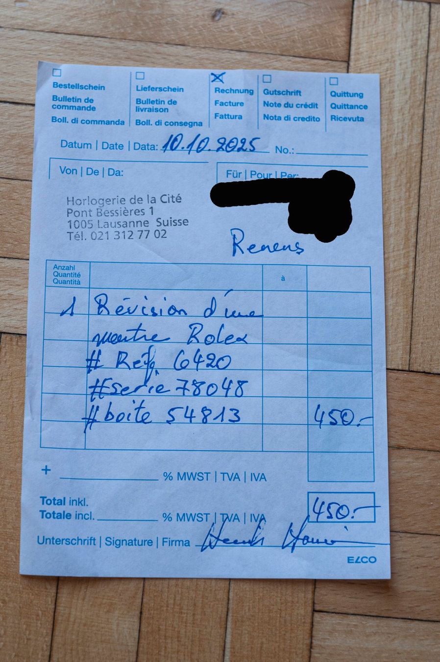 Rolex Orologi: A vendre Rolex Oyster Precision Honeycomb – Nuovo (secondo la descrizione) da Renens VD venduto da brtztr 6
