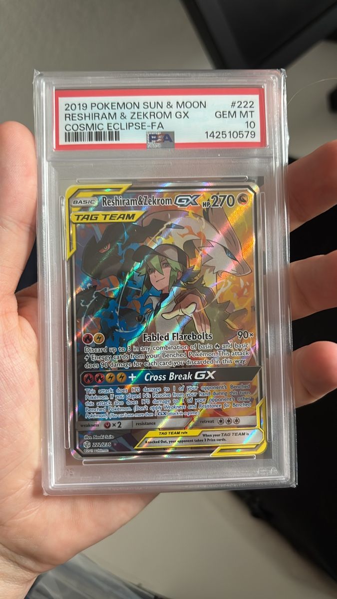 Pokémon Carte collezionabili: Reshiram & Zekrom GX #222 PSA10 – Nuovo (secondo la descrizione) da Niederglatt ZH venduto da Nico325