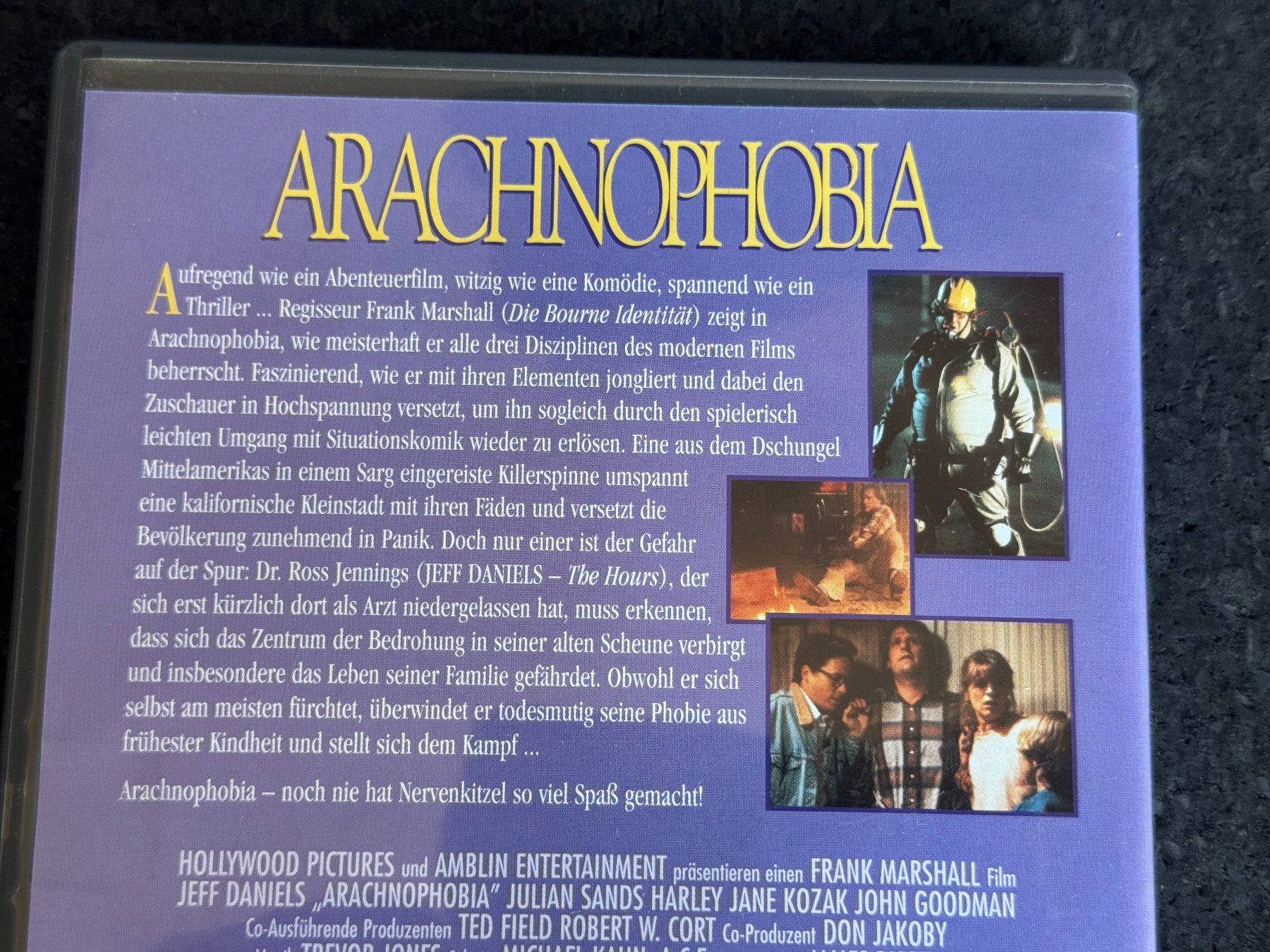 Tous les DVDs: ARACHNOPHOBIA DVD DE/EN/IT – D'occasion à Fribourg par tschjoly 2