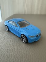 Macchinina BMW M3 blu hot Wheels 2010 Diecast usata