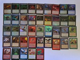 Magic The gathering Karten Lot in Foil & deutsch Part 7