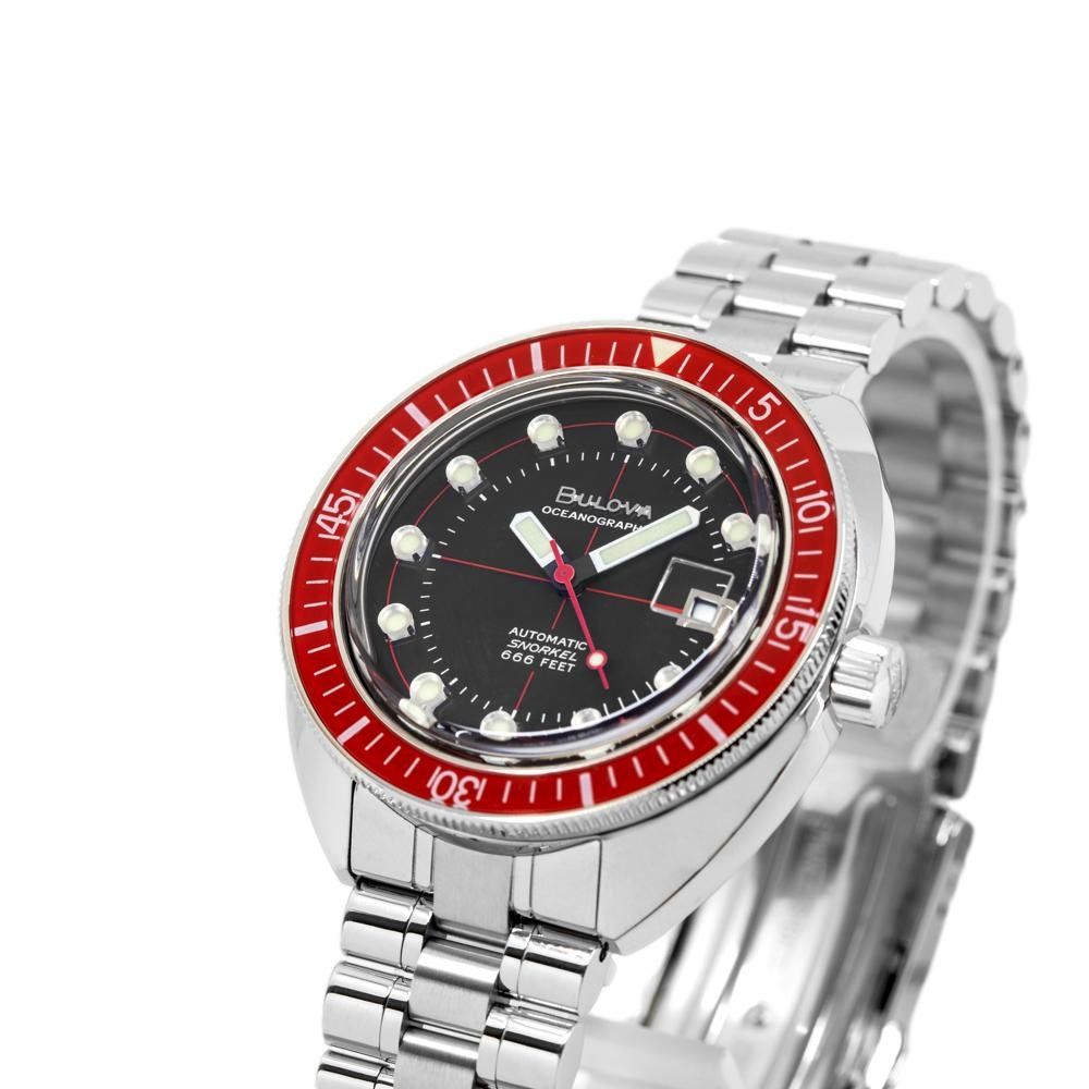 Bulova Orologi: Bulova Men's 96B343 Oceanographer Black Dial Automatic – Nuovo e nell'imballaggio originale da Schindellegi venduto da harveystore 8