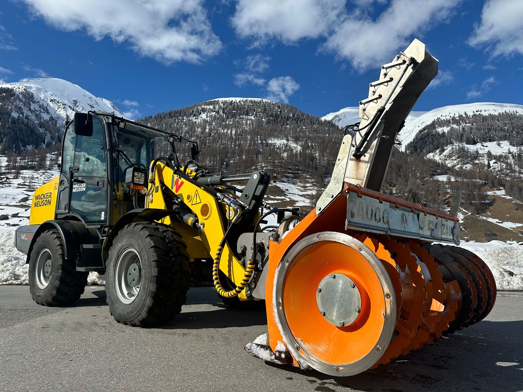 Zaugg Sgombero neve: WACKER NEUSON WL70 mit Zaugg SF72 – Nuovo (secondo la descrizione) da Oberwald venduto da 7408 1
