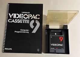 Philips Videopac 9 Display Command + Lehrbuch