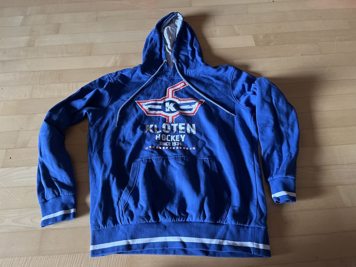Maglioni & Felpe: EHC Kloten Flyers Pullover Pulli Kapuze – Usato da Wallisellen venduto da theadicts77