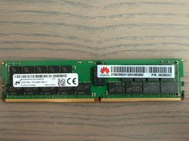 Micron 128GB (4x32GB) DDR4-2666 ECC RDIMM Server RAM PC4-266