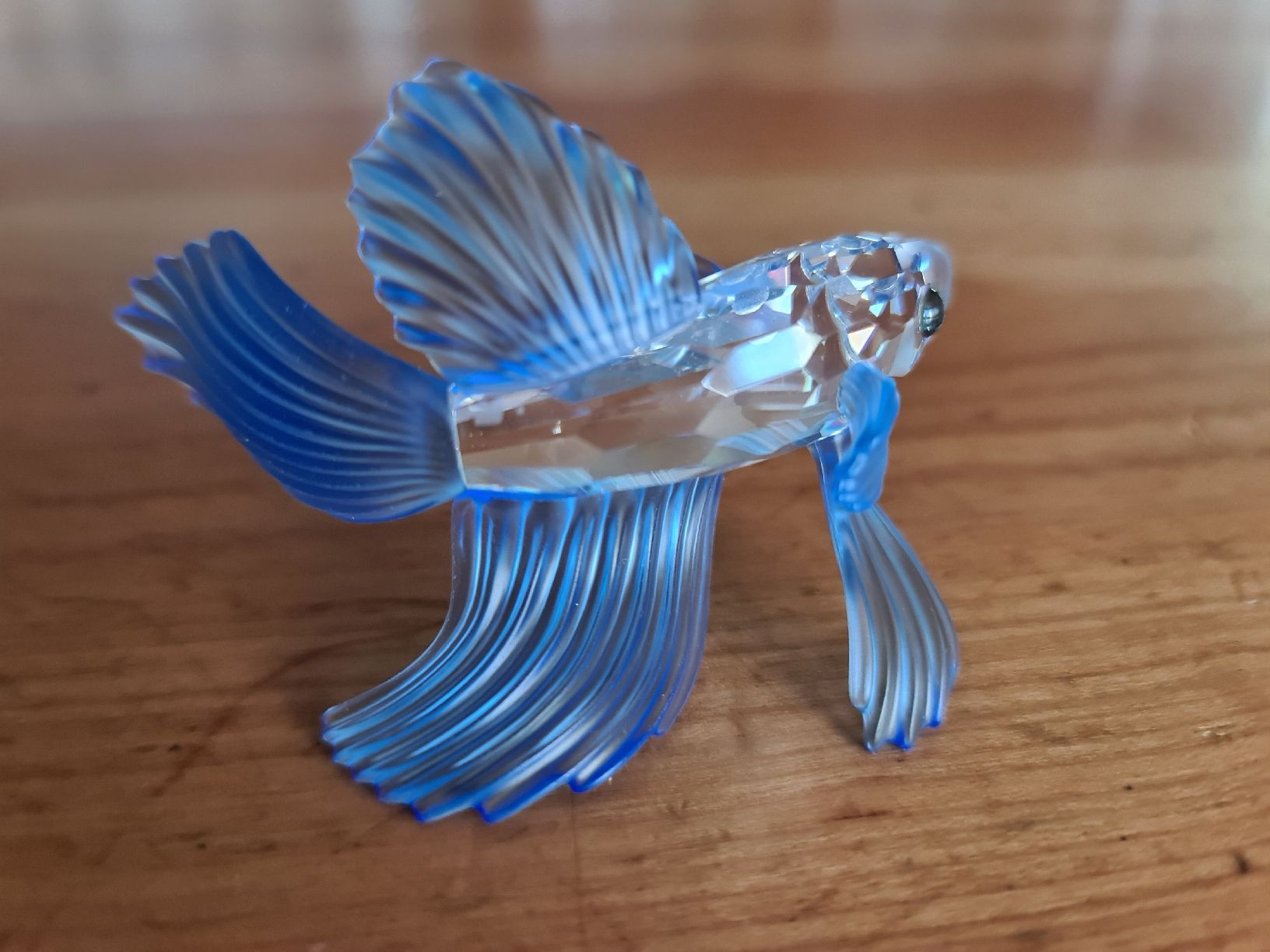 Swarovski Statuette: Swarovski Figur Schleierkampffisch Originalverpackt – Usato da henau venduto da Rockj 1