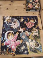 Galison Puzzle Katzen All "A Space Meowdyssey" 500 Teile