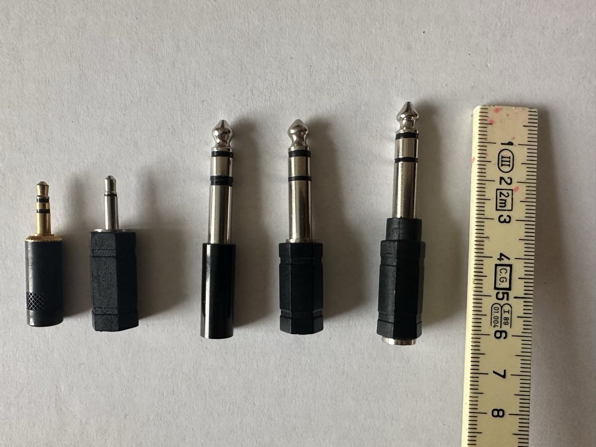 Unità & Adattatore: Diverse Audio Adapter Set - 3.5mm & 6 mm Klinke Stecker – Usato da Otelfingen venduto da Jupi07