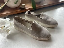 Santoni grey suede loafers (38.5) NP550