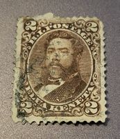 Hawaii 1875 alte briefmarke