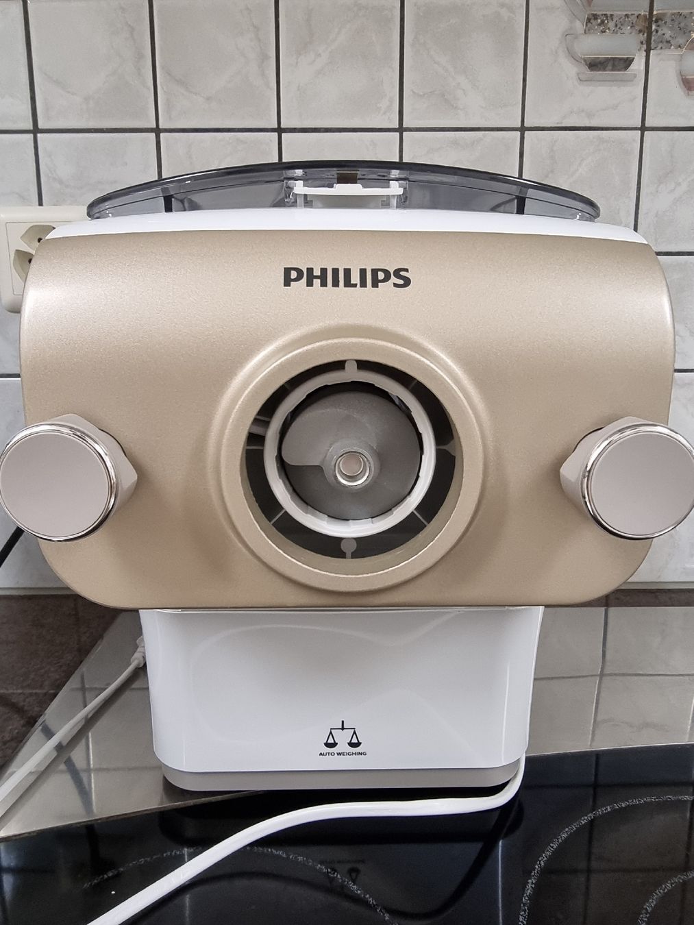 Philips Küchengeräte: Pastamaker Philips mit integrierter Waage – Gebraucht aus Otelfingen von EVaterlaus 1