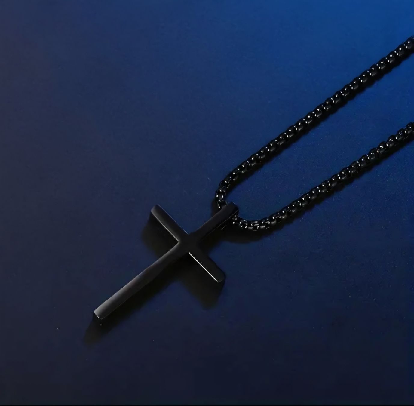 Catenine: Collier croix noire, NEUVE – Nuovo e nell'imballaggio originale da Puidoux venduto da mic_c2fh 2