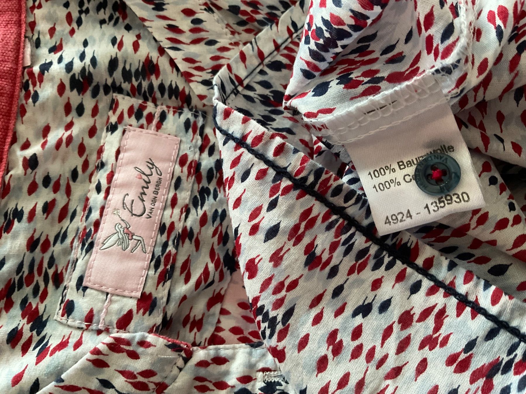 Emily van den Bergh Camicette: Emily van den Bergh Bluse Gr 36 feine Baumwolle – Usato da Urdorf venduto da alda02 7
