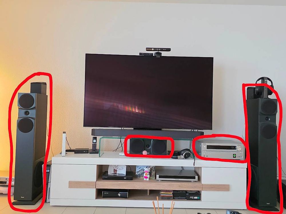 Heimkino-Set: Teufel Theater 6, Atmos, Receiver (TEILDEFEKT) (Gebraucht ...
