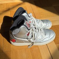 Vintage Nike Force High-Tops, Silver, EU 40