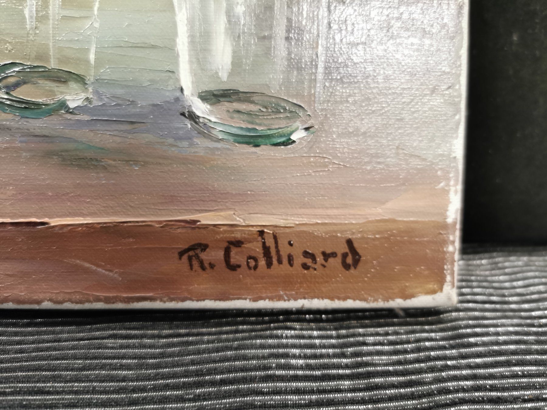 ROLAND COLLIARD (1932) HUILE SUR TOILE SIGNÉE ET DATÉE 1985 (Gebraucht ...