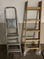 Zarges Leiter Z 600 Holz gebraucht mit Ketten 2 Stk.