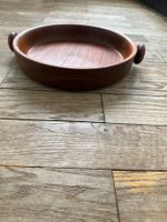 Rundes Vintage Teaktableau