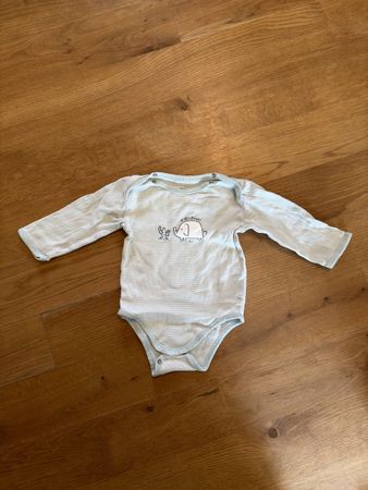 Baby Body langarm, Gr. 62/68, naturaline, Bio