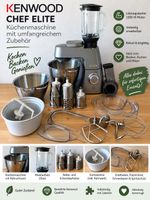 Kenwood Chef Elite Küchenmaschine mit viel Zubehör gut
