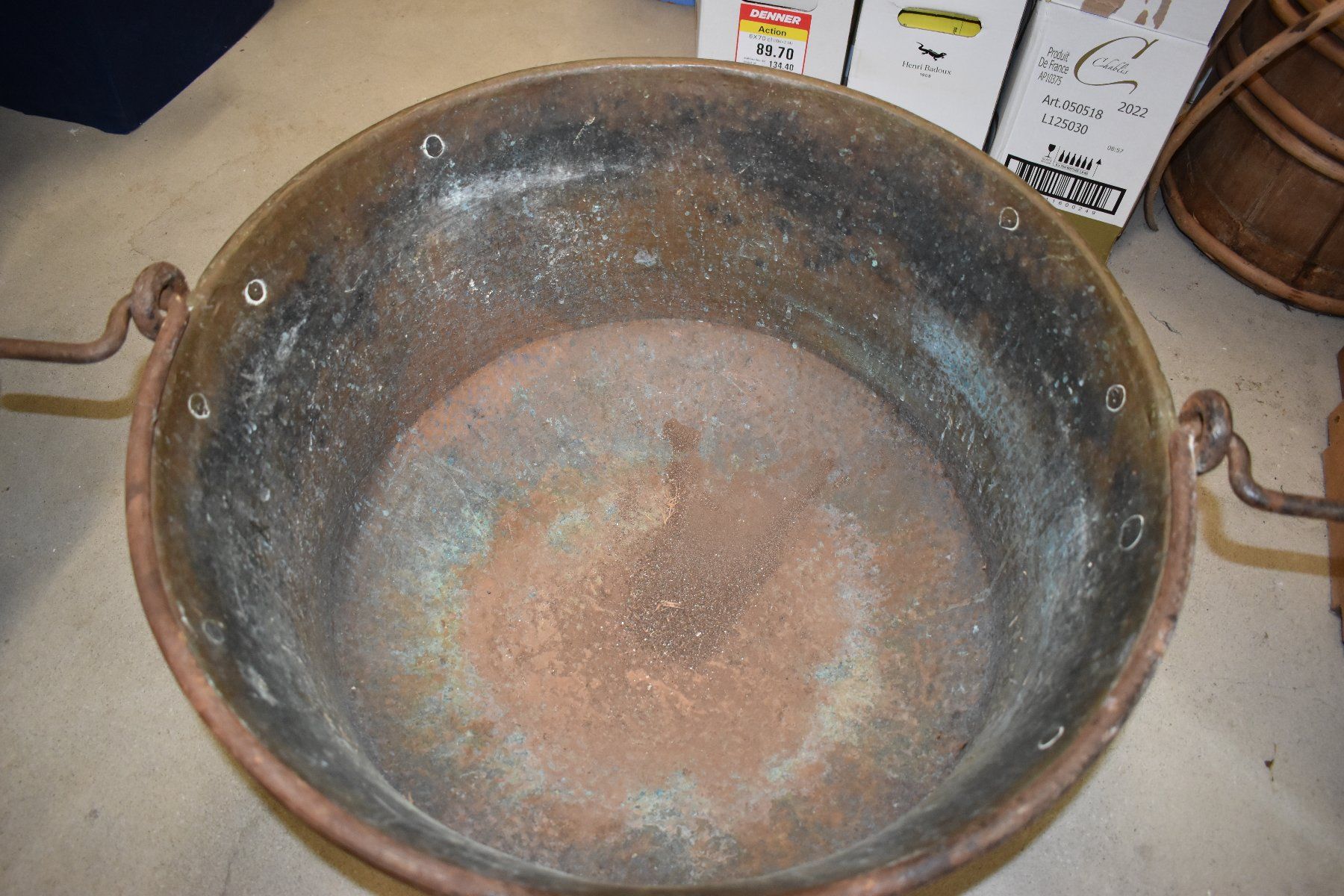 Pentole: Kupferkessel antik – Usato da Bertschikon Gossau venduto da gru_9tcf 2