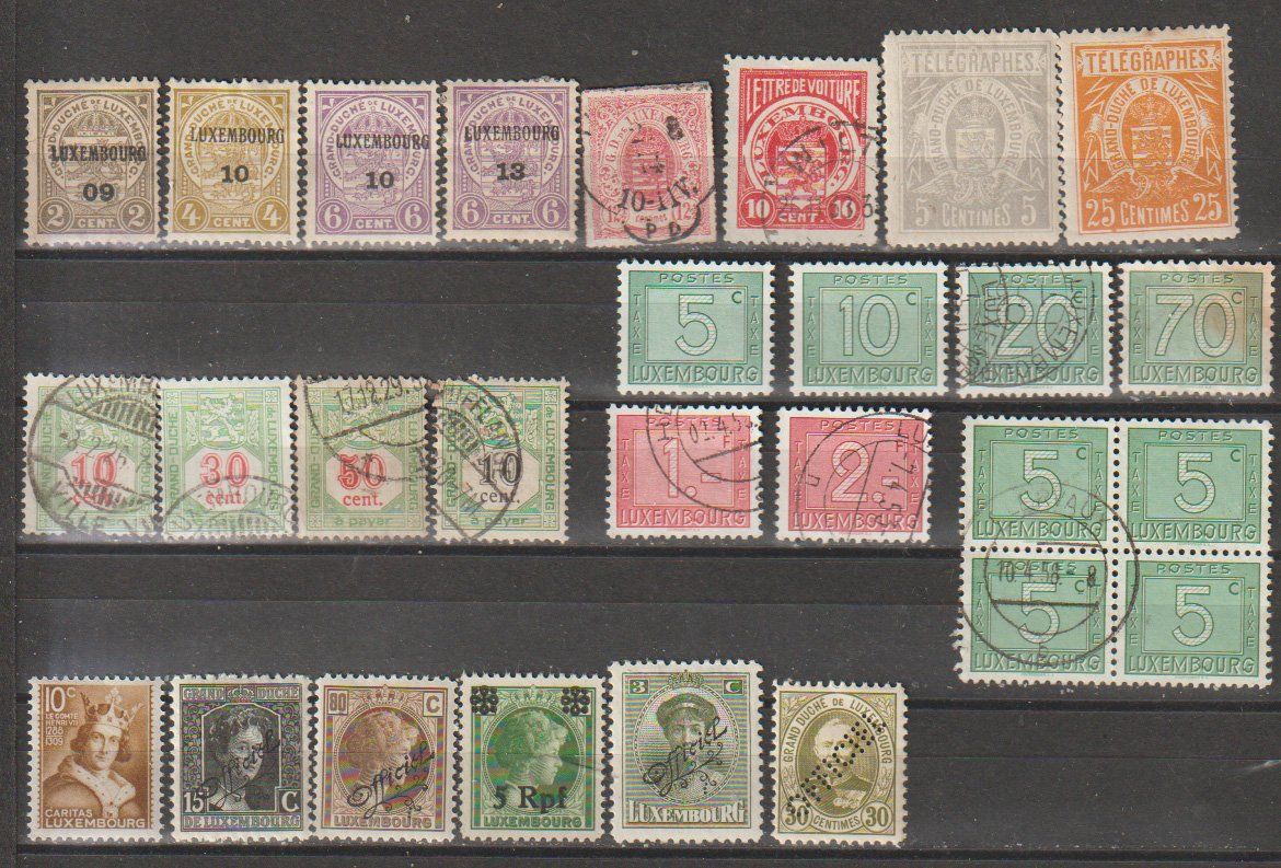 Tutti i francobolli: Luxembourg anciens – Usato da Crans-Montana venduto da kira56 1