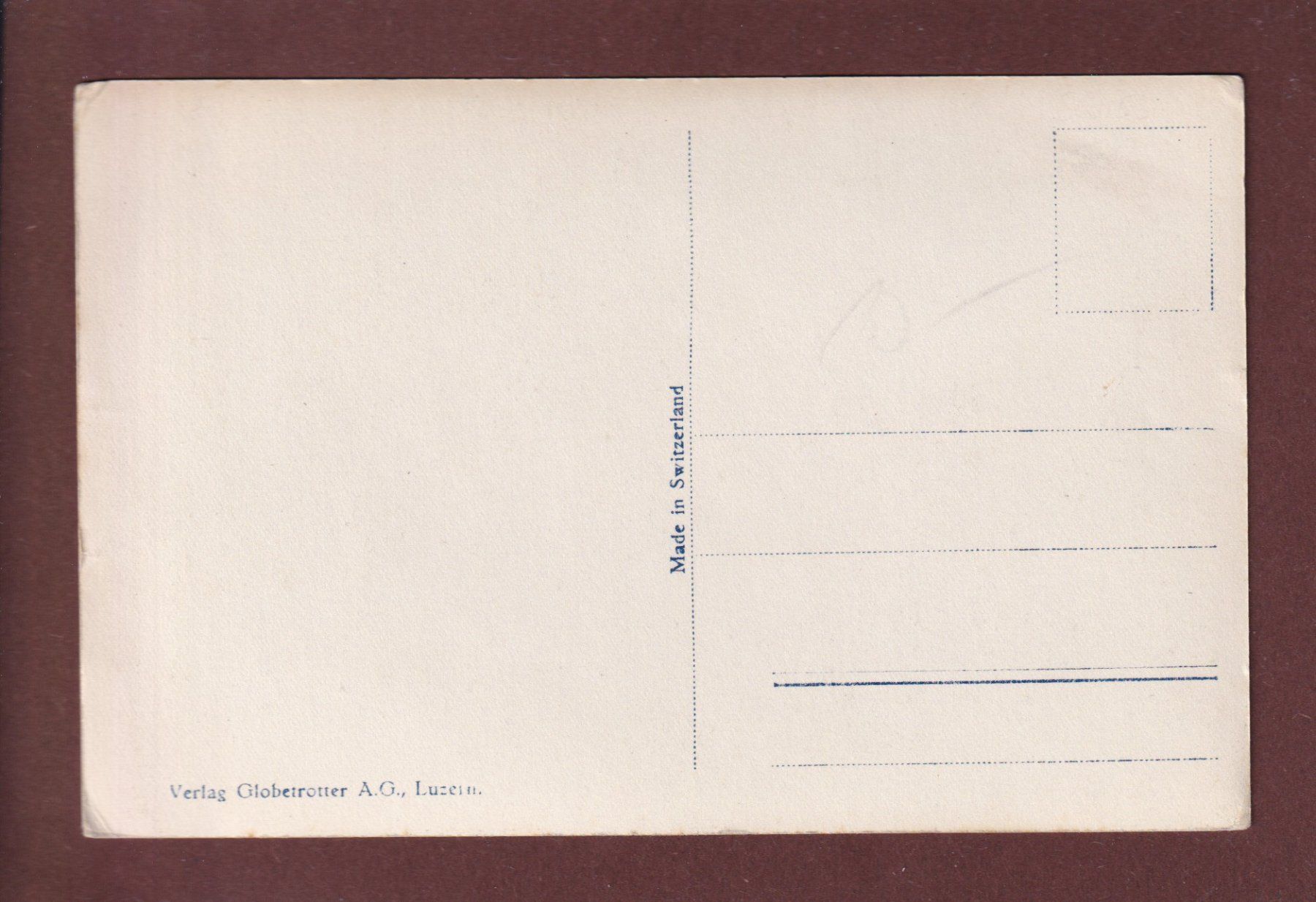 Cartoline postali: LUZERN - Nationalquai – Usato da Pully venduto da nicecards 1